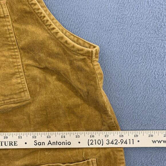 Lucy & Yak Corduroy Overalls Womens Small S32 Yellow Organic Cotton Relaxed Fit - Picture 6 of 13
